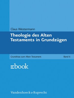 cover image of Theologie des Alten Testaments in Grundzügen